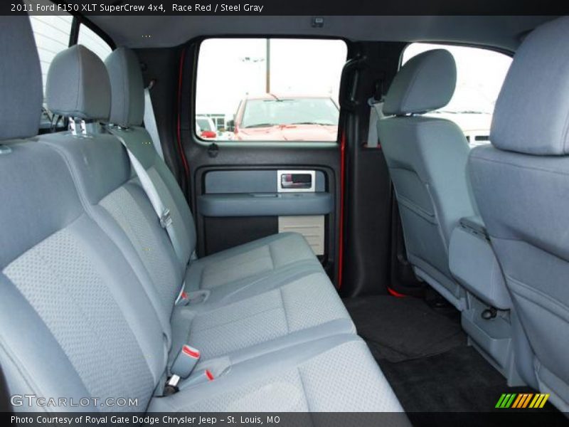 Race Red / Steel Gray 2011 Ford F150 XLT SuperCrew 4x4