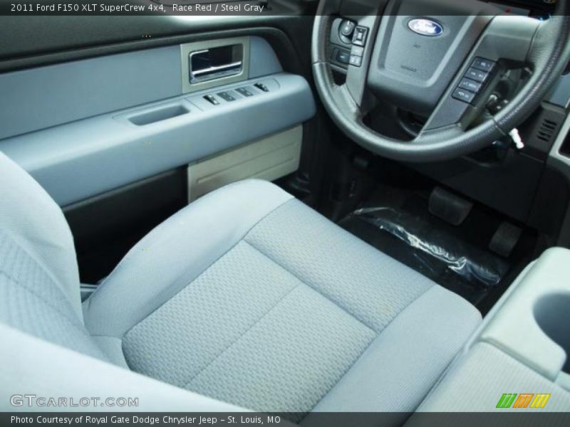 Race Red / Steel Gray 2011 Ford F150 XLT SuperCrew 4x4