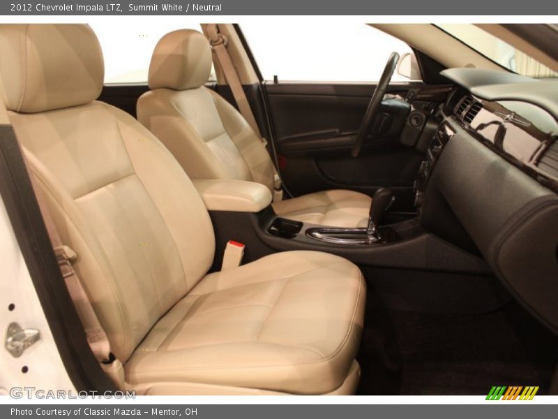 Summit White / Neutral 2012 Chevrolet Impala LTZ