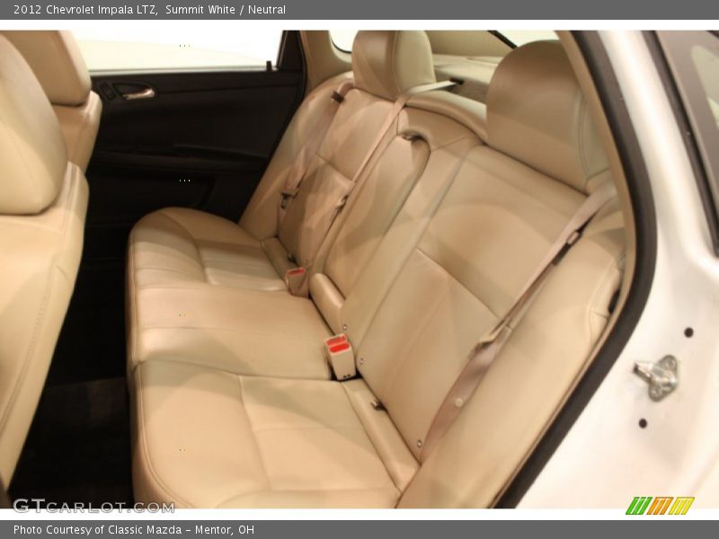 Summit White / Neutral 2012 Chevrolet Impala LTZ