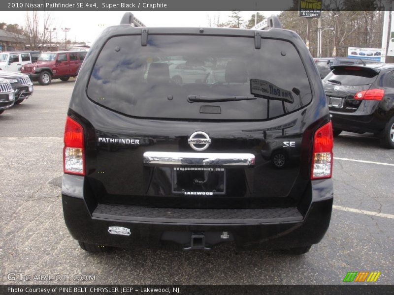 Super Black / Graphite 2010 Nissan Pathfinder SE 4x4