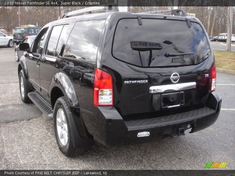 Super Black / Graphite 2010 Nissan Pathfinder SE 4x4