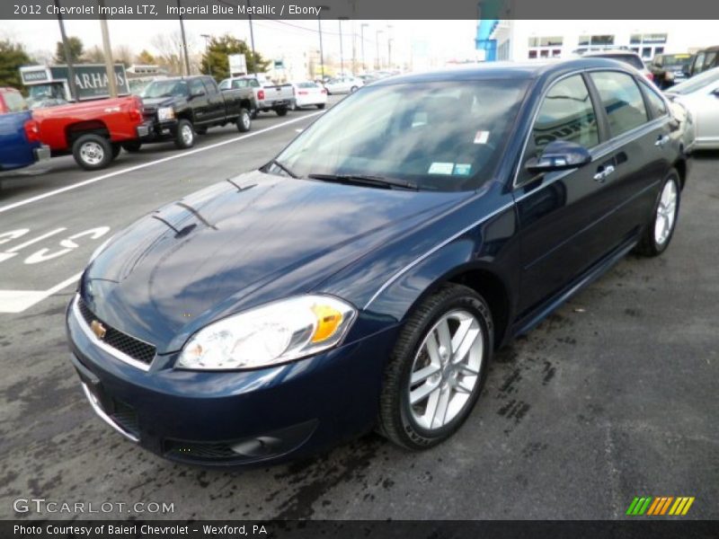 Imperial Blue Metallic / Ebony 2012 Chevrolet Impala LTZ