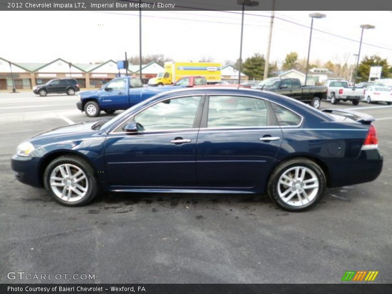 Imperial Blue Metallic / Ebony 2012 Chevrolet Impala LTZ