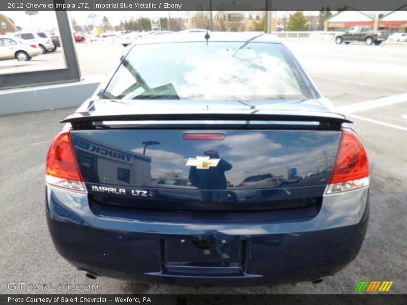 Imperial Blue Metallic / Ebony 2012 Chevrolet Impala LTZ