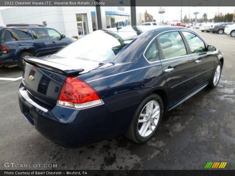 Imperial Blue Metallic / Ebony 2012 Chevrolet Impala LTZ