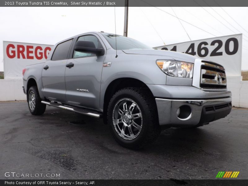 Silver Sky Metallic / Black 2013 Toyota Tundra TSS CrewMax