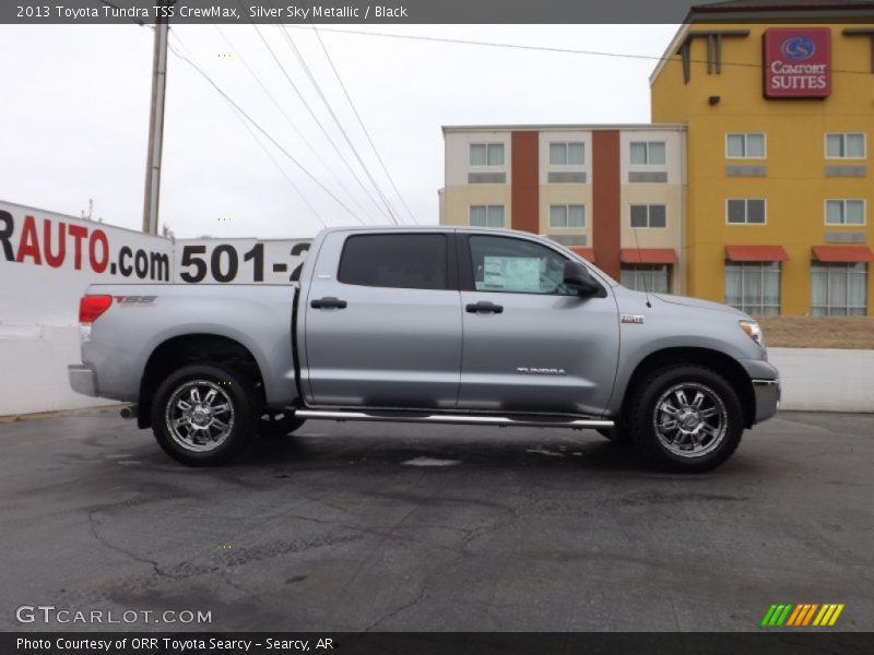 Silver Sky Metallic / Black 2013 Toyota Tundra TSS CrewMax