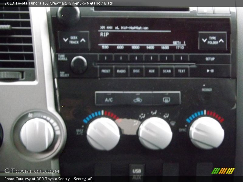 Silver Sky Metallic / Black 2013 Toyota Tundra TSS CrewMax