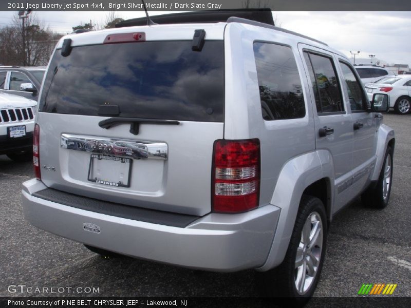 Bright Silver Metallic / Dark Slate Gray 2011 Jeep Liberty Jet Sport 4x4