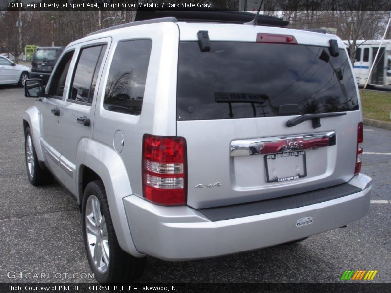 Bright Silver Metallic / Dark Slate Gray 2011 Jeep Liberty Jet Sport 4x4
