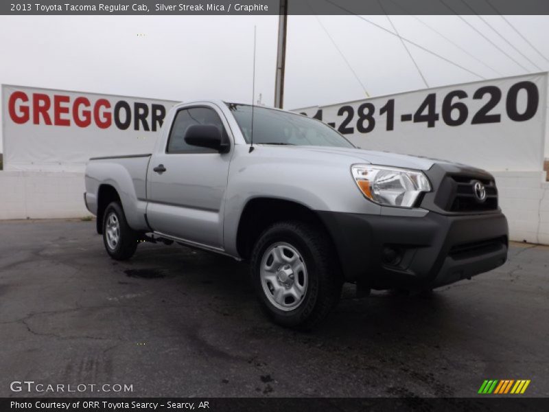 Silver Streak Mica / Graphite 2013 Toyota Tacoma Regular Cab