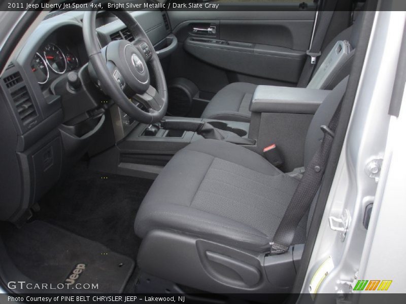 Bright Silver Metallic / Dark Slate Gray 2011 Jeep Liberty Jet Sport 4x4