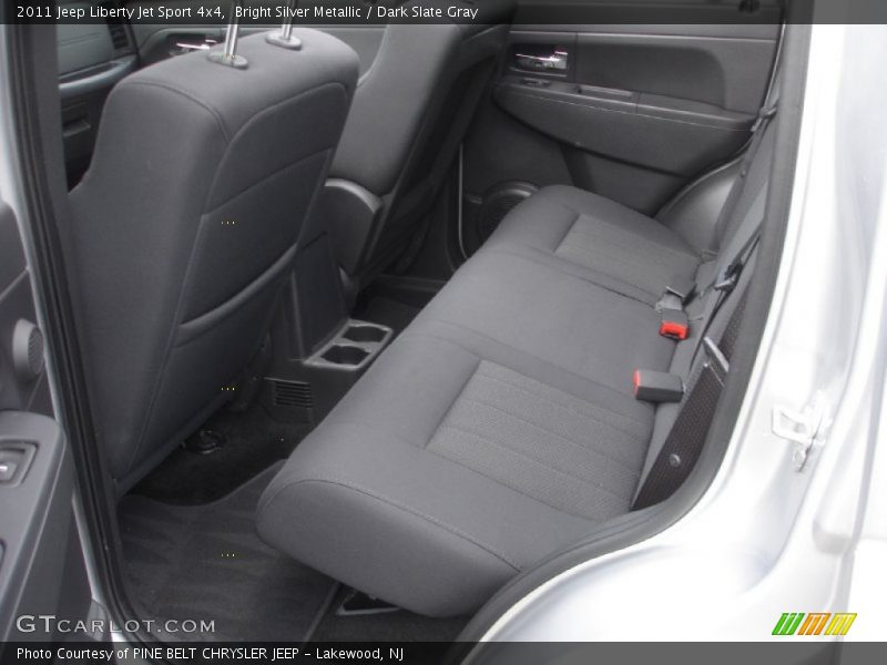 Bright Silver Metallic / Dark Slate Gray 2011 Jeep Liberty Jet Sport 4x4