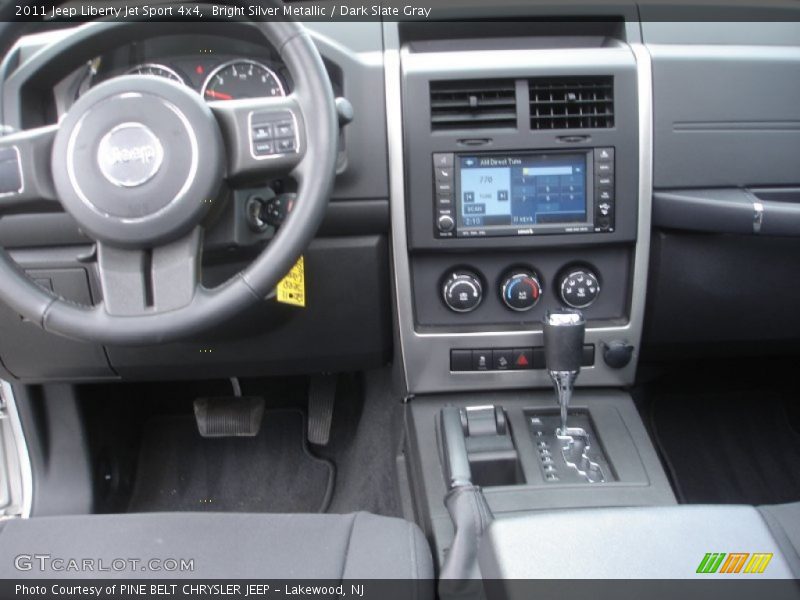 Bright Silver Metallic / Dark Slate Gray 2011 Jeep Liberty Jet Sport 4x4