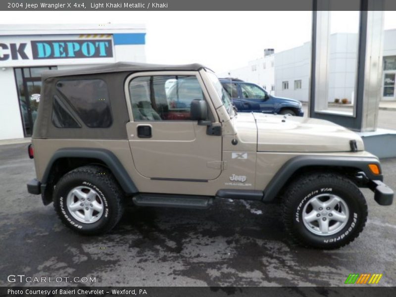 Light Khaki Metallic / Khaki 2004 Jeep Wrangler X 4x4
