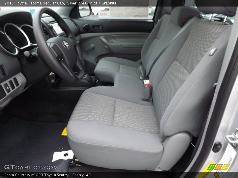 Silver Streak Mica / Graphite 2013 Toyota Tacoma Regular Cab