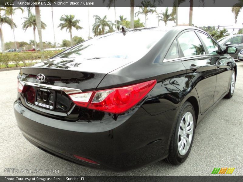 Midnight Black / Camel 2011 Hyundai Sonata GLS