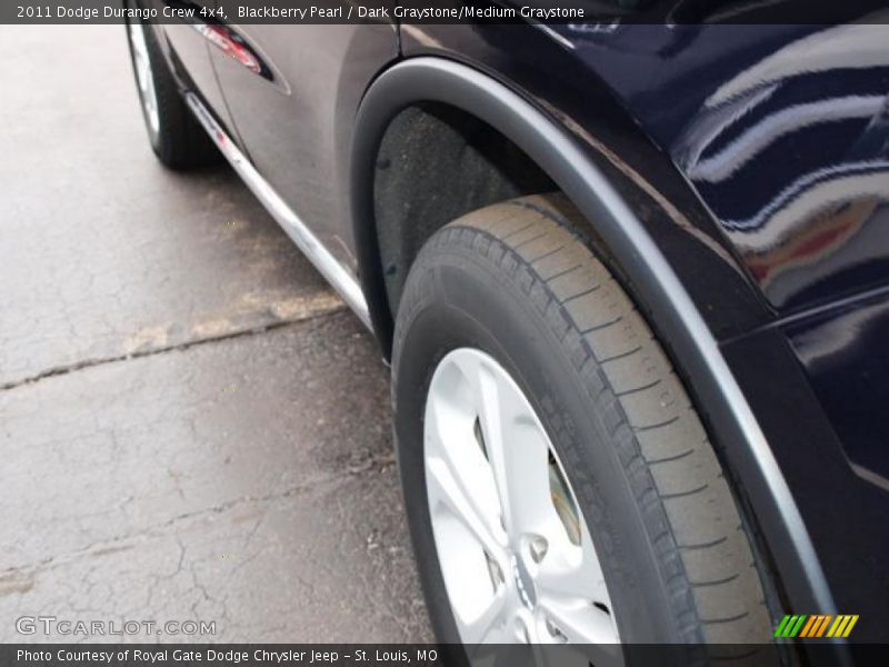 Blackberry Pearl / Dark Graystone/Medium Graystone 2011 Dodge Durango Crew 4x4