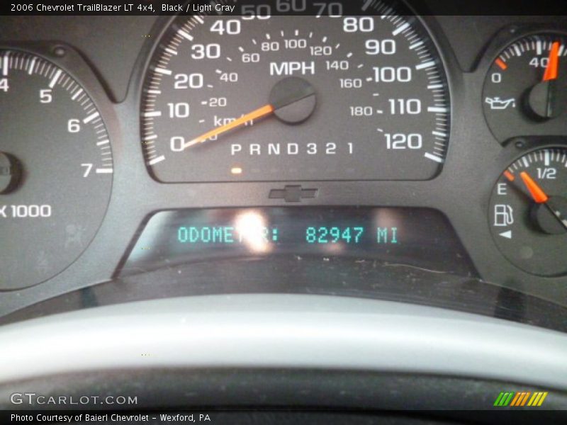 Black / Light Gray 2006 Chevrolet TrailBlazer LT 4x4