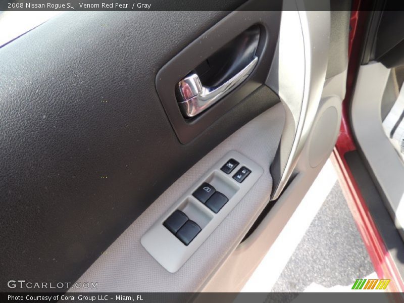 Venom Red Pearl / Gray 2008 Nissan Rogue SL