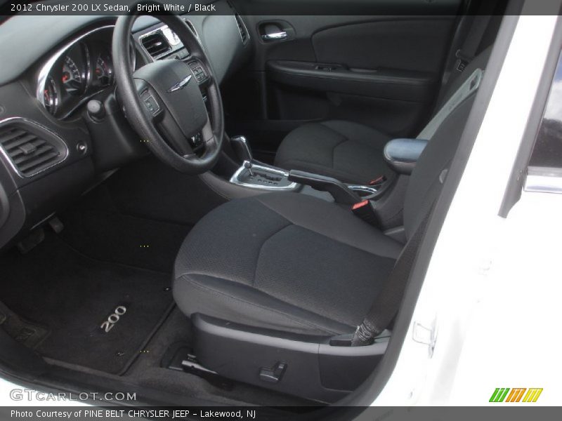  2012 200 LX Sedan Black Interior