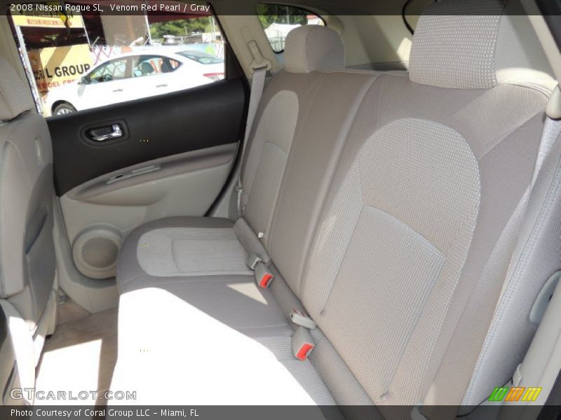 Venom Red Pearl / Gray 2008 Nissan Rogue SL