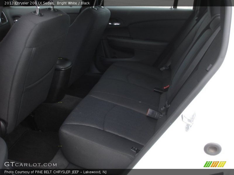 Rear Seat of 2012 200 LX Sedan