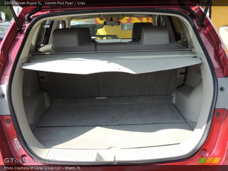 Venom Red Pearl / Gray 2008 Nissan Rogue SL