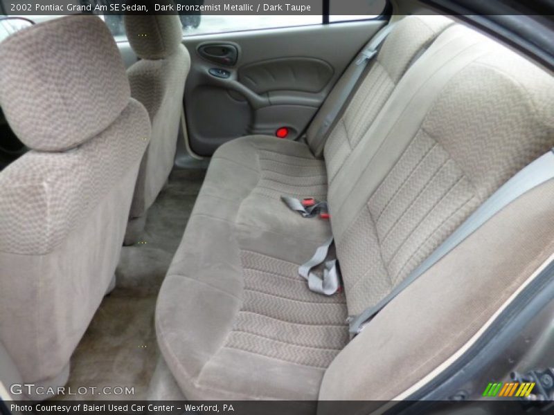 Dark Bronzemist Metallic / Dark Taupe 2002 Pontiac Grand Am SE Sedan