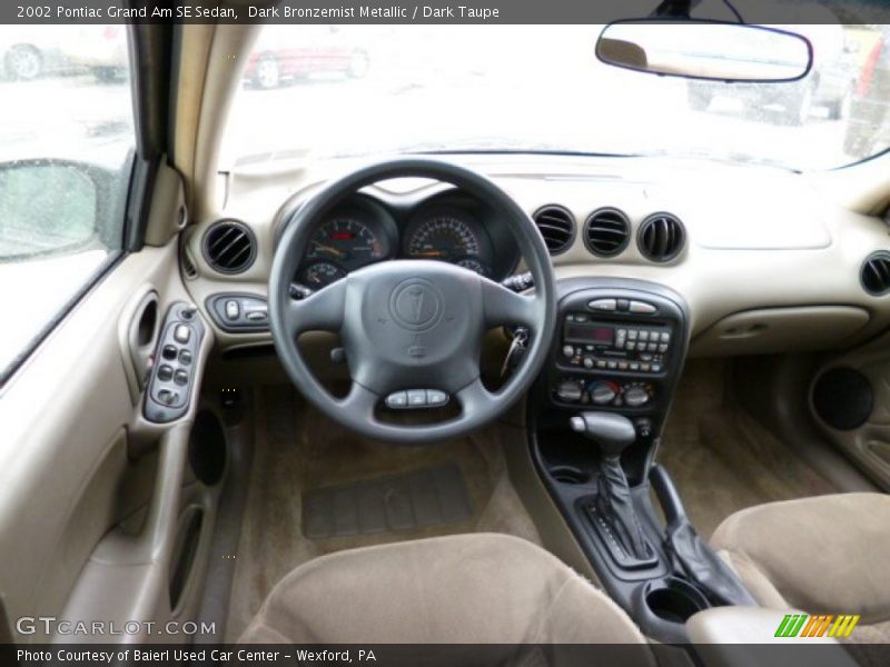 Dark Bronzemist Metallic / Dark Taupe 2002 Pontiac Grand Am SE Sedan