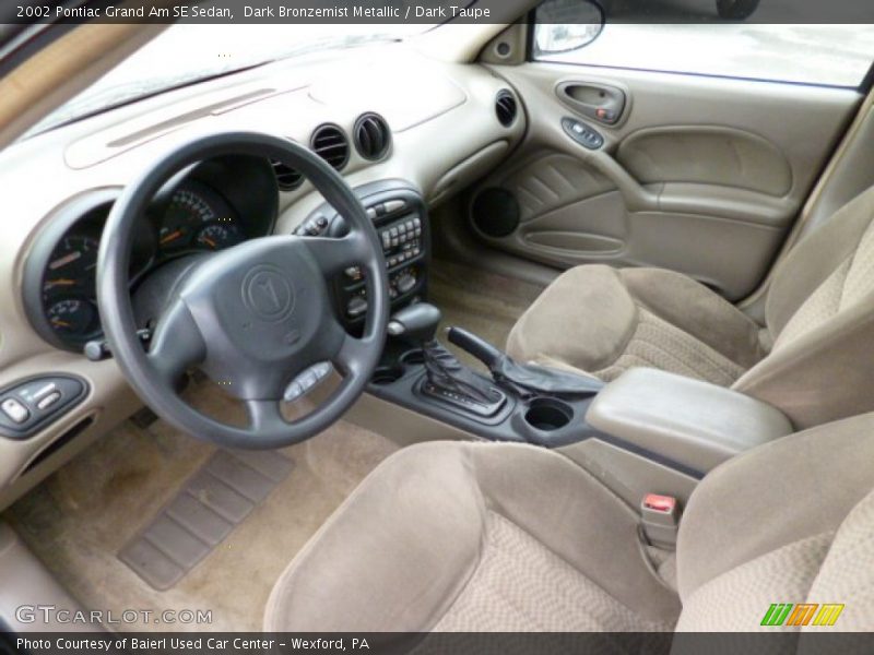Dark Bronzemist Metallic / Dark Taupe 2002 Pontiac Grand Am SE Sedan