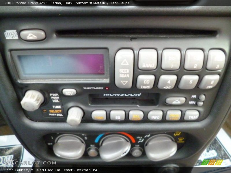 Dark Bronzemist Metallic / Dark Taupe 2002 Pontiac Grand Am SE Sedan