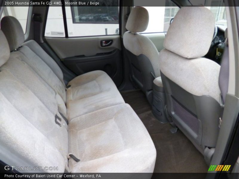 Moonlit Blue / Beige 2005 Hyundai Santa Fe GLS 4WD
