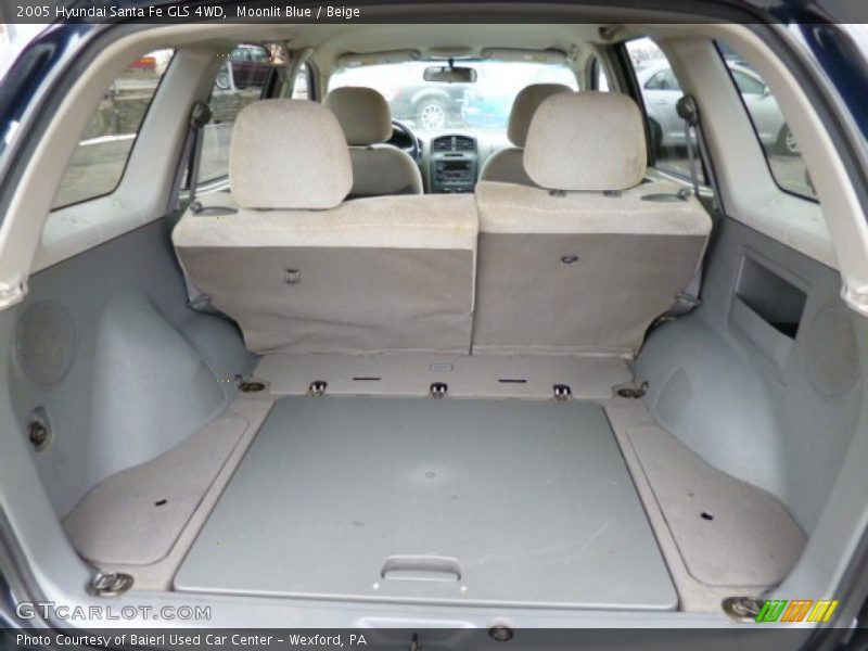 Moonlit Blue / Beige 2005 Hyundai Santa Fe GLS 4WD