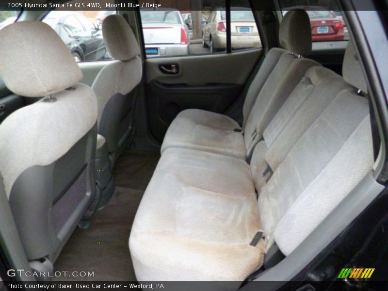 Moonlit Blue / Beige 2005 Hyundai Santa Fe GLS 4WD