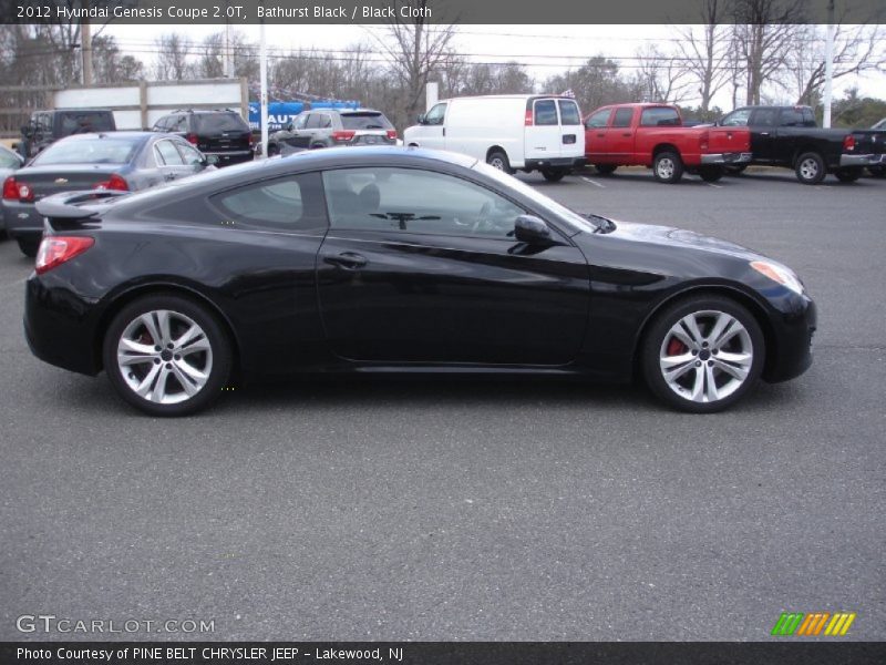 Bathurst Black / Black Cloth 2012 Hyundai Genesis Coupe 2.0T