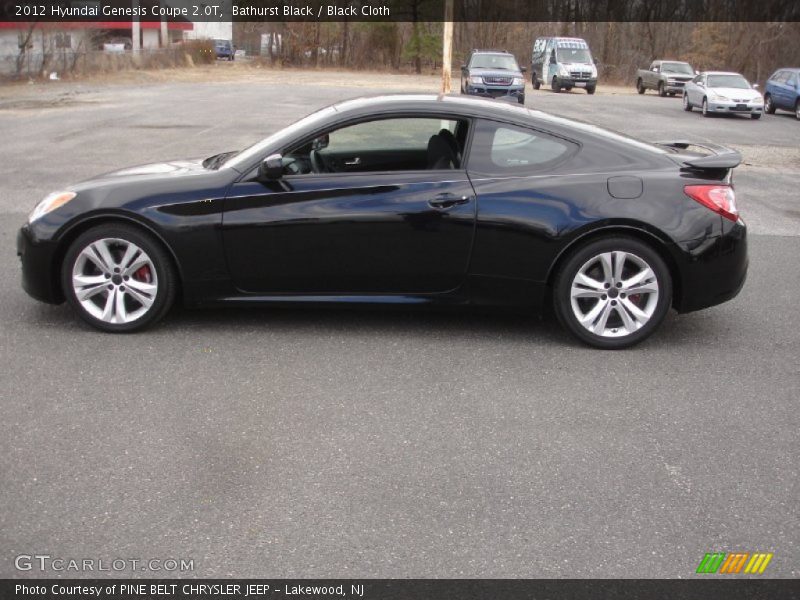 Bathurst Black / Black Cloth 2012 Hyundai Genesis Coupe 2.0T