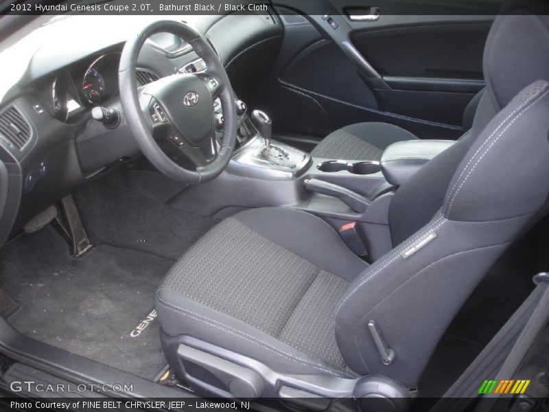 Bathurst Black / Black Cloth 2012 Hyundai Genesis Coupe 2.0T