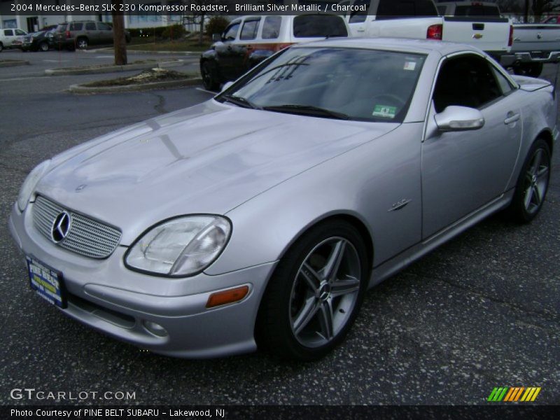 Brilliant Silver Metallic / Charcoal 2004 Mercedes-Benz SLK 230 Kompressor Roadster