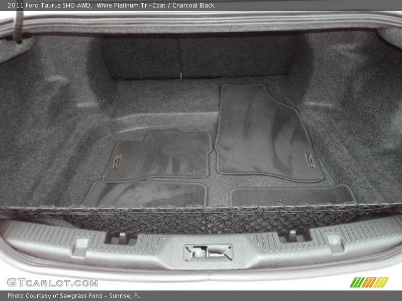 White Platinum Tri-Coat / Charcoal Black 2011 Ford Taurus SHO AWD