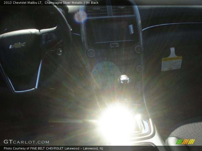 Champagne Silver Metallic / Jet Black 2013 Chevrolet Malibu LT