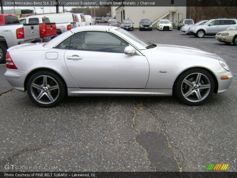 Brilliant Silver Metallic / Charcoal 2004 Mercedes-Benz SLK 230 Kompressor Roadster