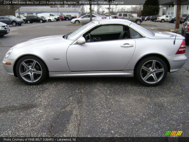 Brilliant Silver Metallic / Charcoal 2004 Mercedes-Benz SLK 230 Kompressor Roadster