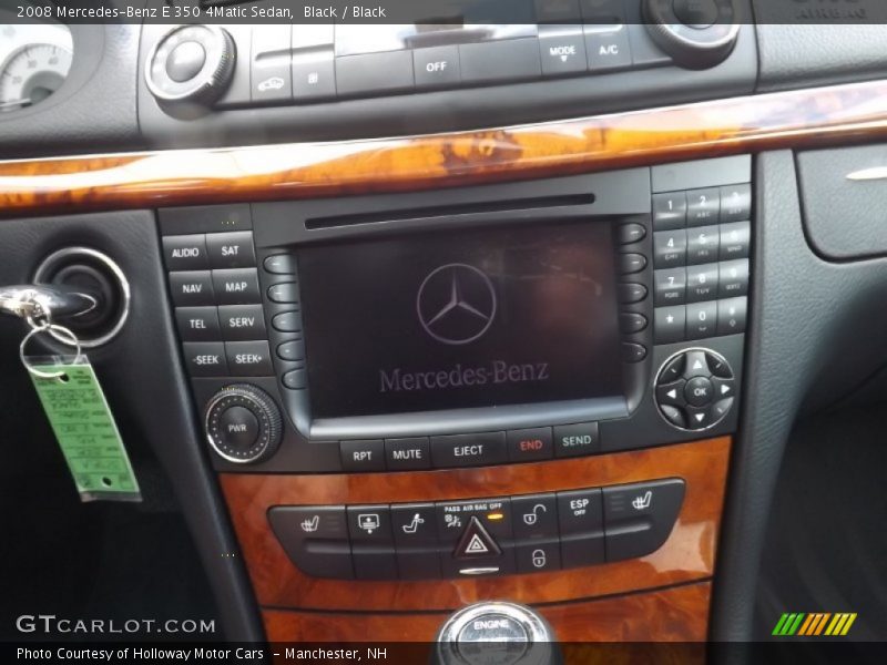 Black / Black 2008 Mercedes-Benz E 350 4Matic Sedan