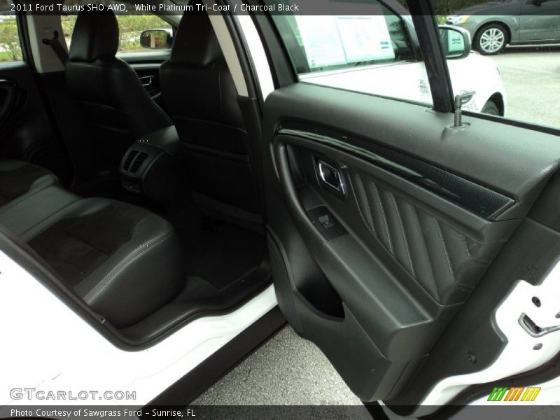 White Platinum Tri-Coat / Charcoal Black 2011 Ford Taurus SHO AWD