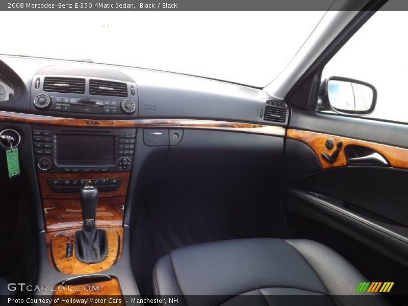 Black / Black 2008 Mercedes-Benz E 350 4Matic Sedan
