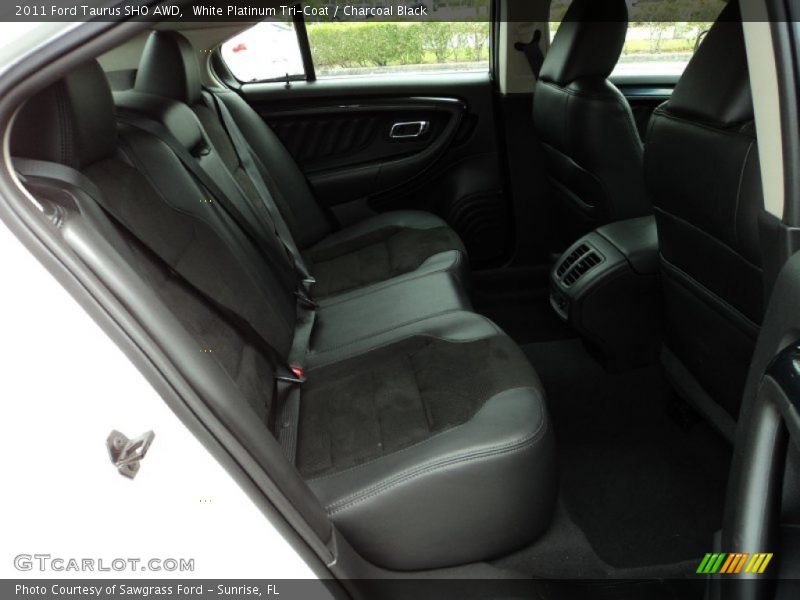 White Platinum Tri-Coat / Charcoal Black 2011 Ford Taurus SHO AWD