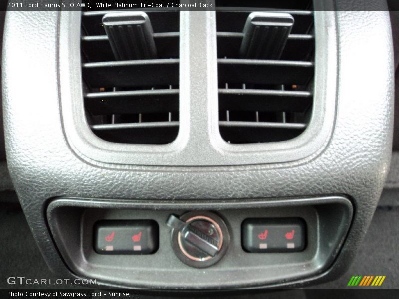 White Platinum Tri-Coat / Charcoal Black 2011 Ford Taurus SHO AWD