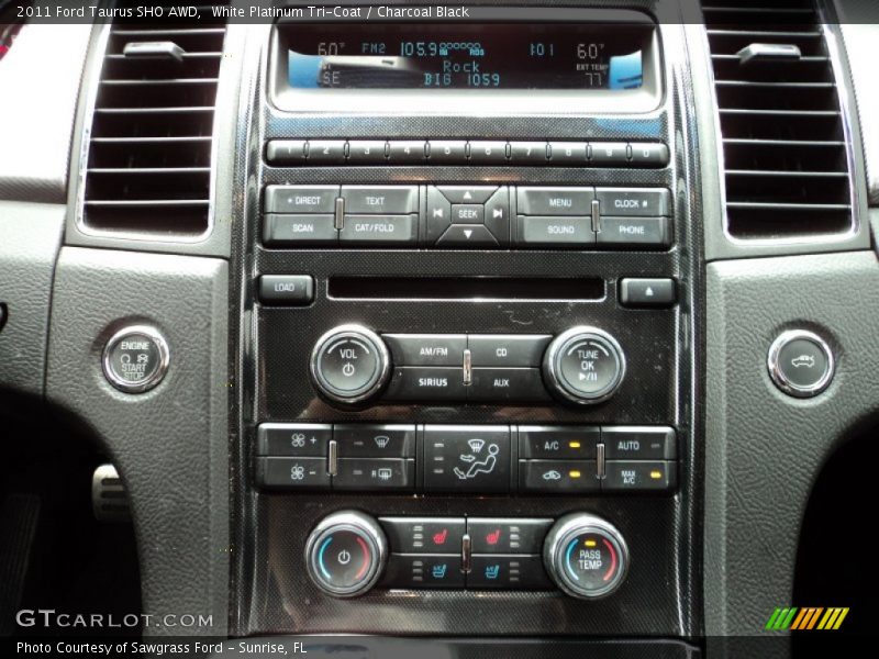 White Platinum Tri-Coat / Charcoal Black 2011 Ford Taurus SHO AWD
